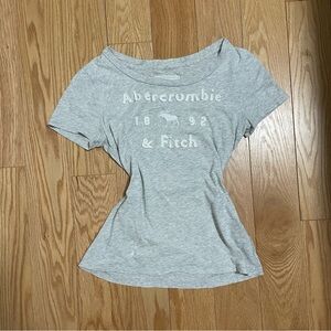 Abercrombie & Fitch Heather Gray Tee